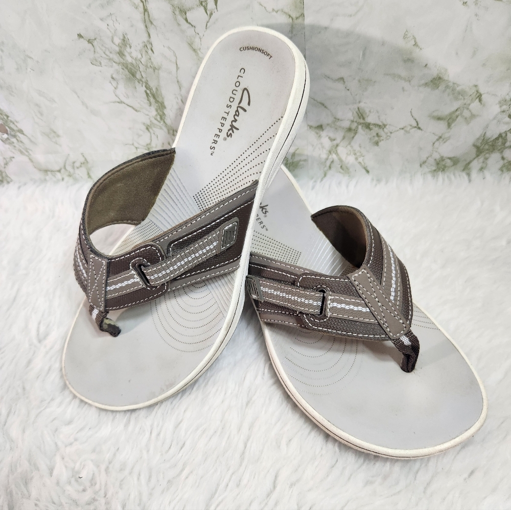 Clark's Cloudsteppers Brown Sandals
